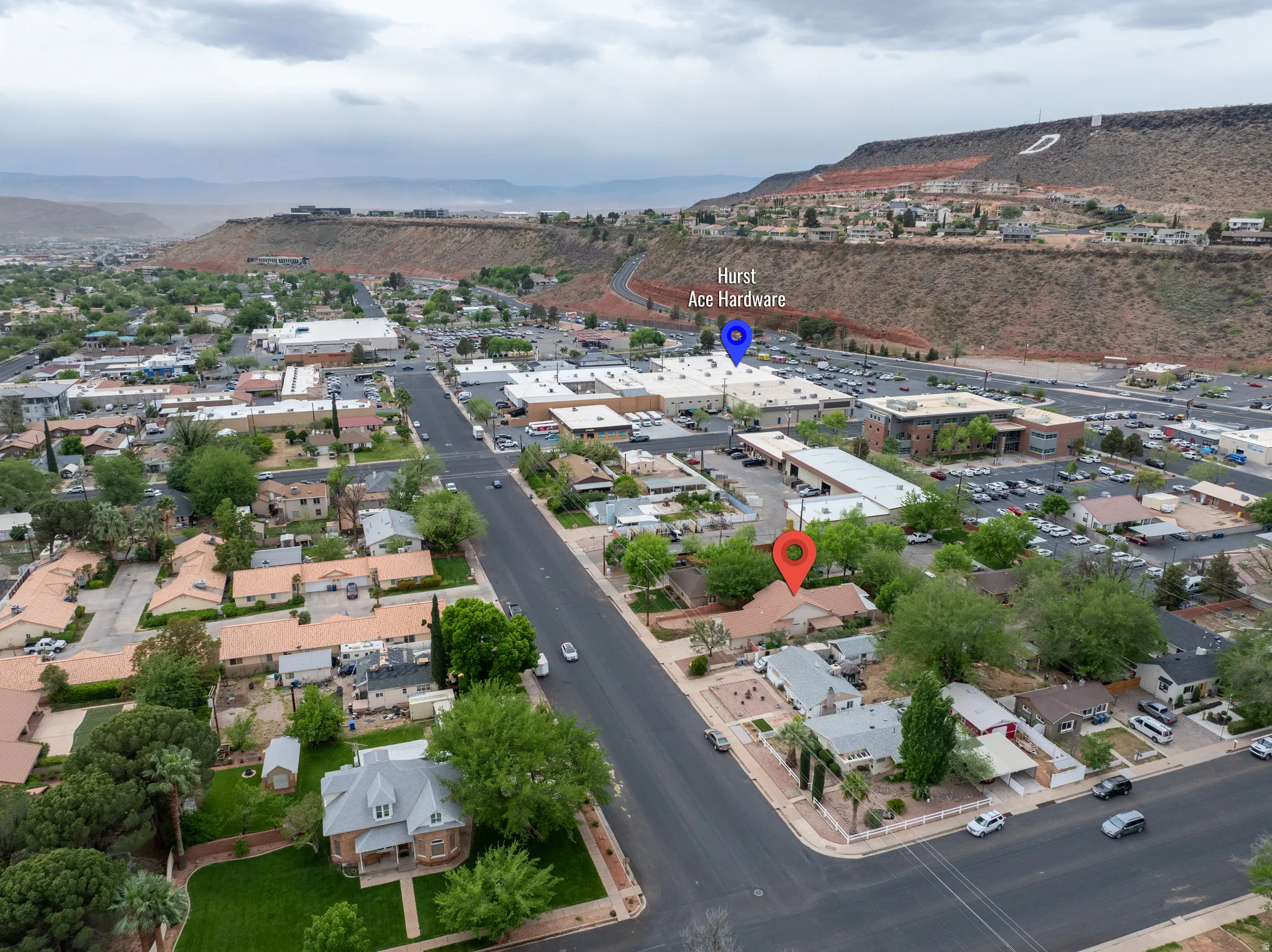 Aerial View Southwest