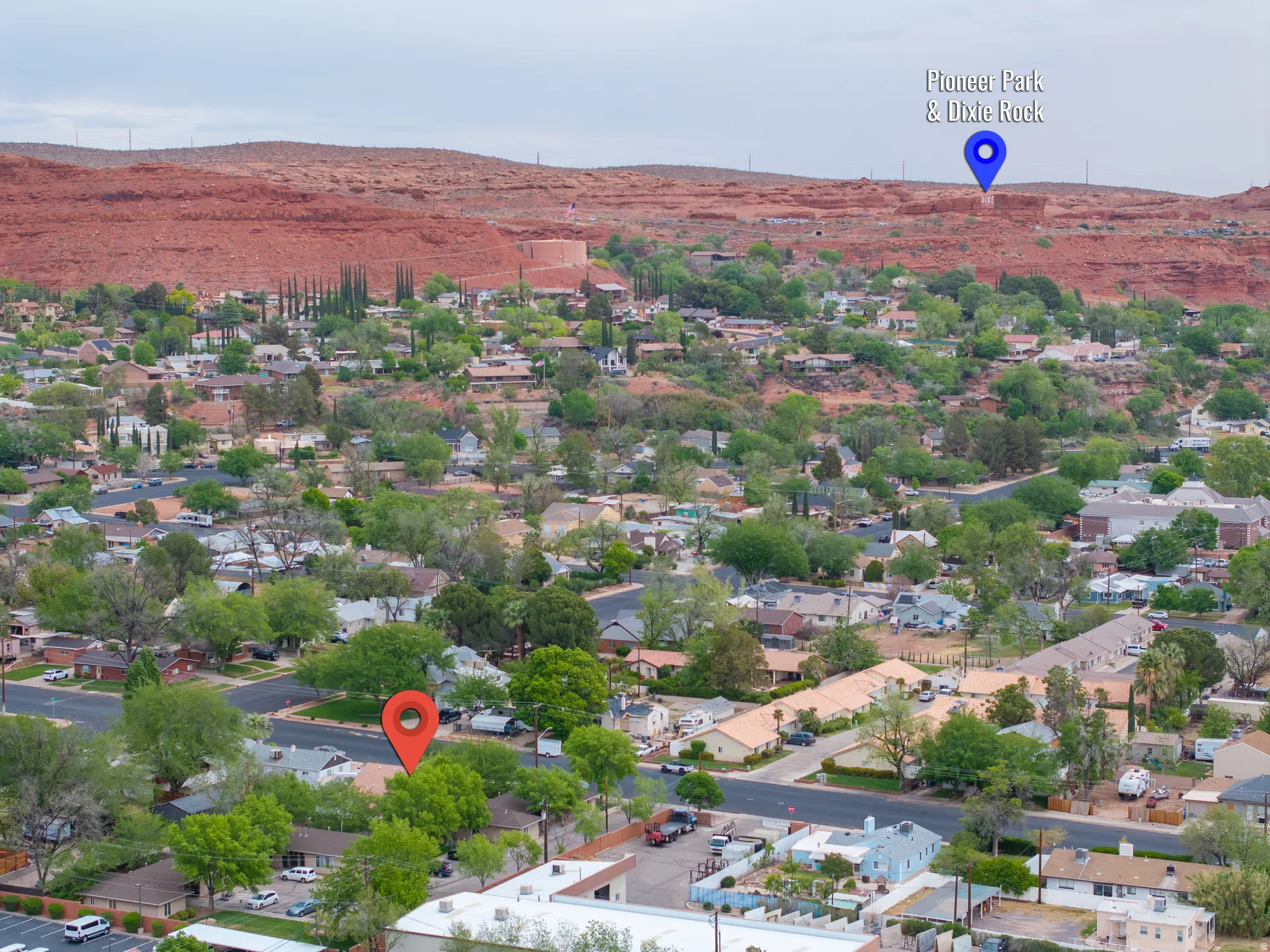 Aerial View Northeast