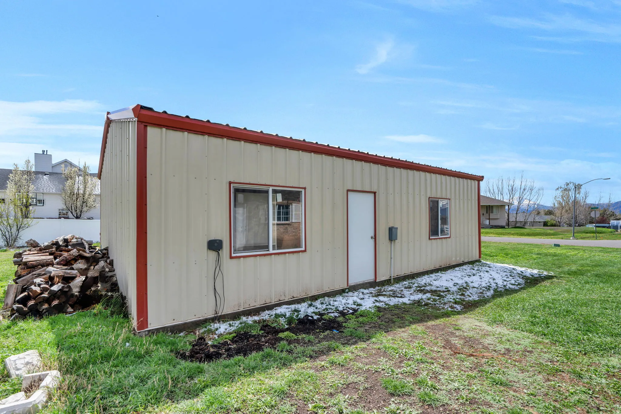 View of outbuilding