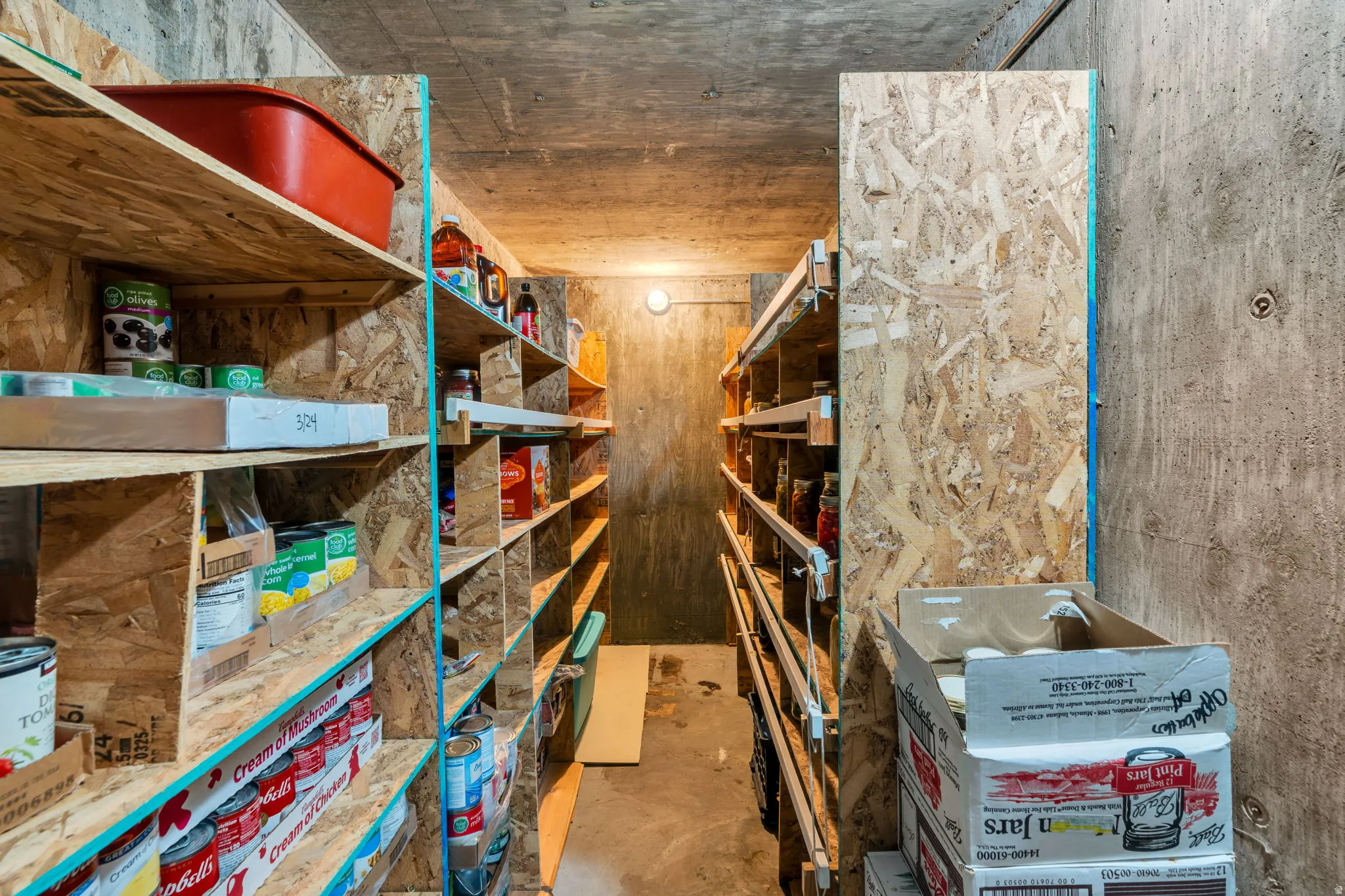 View of storage room