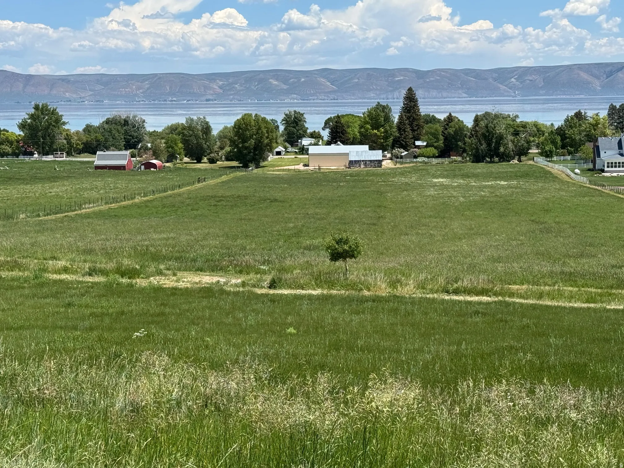 View of acreage from west end to Bear Lake.