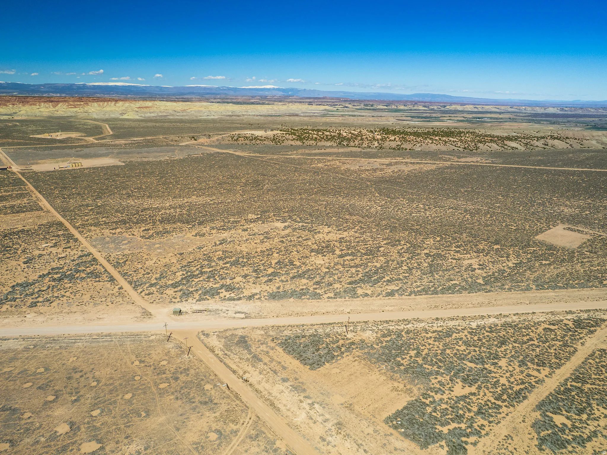 View of rural area with a desert landscape