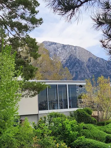 View of mountain background