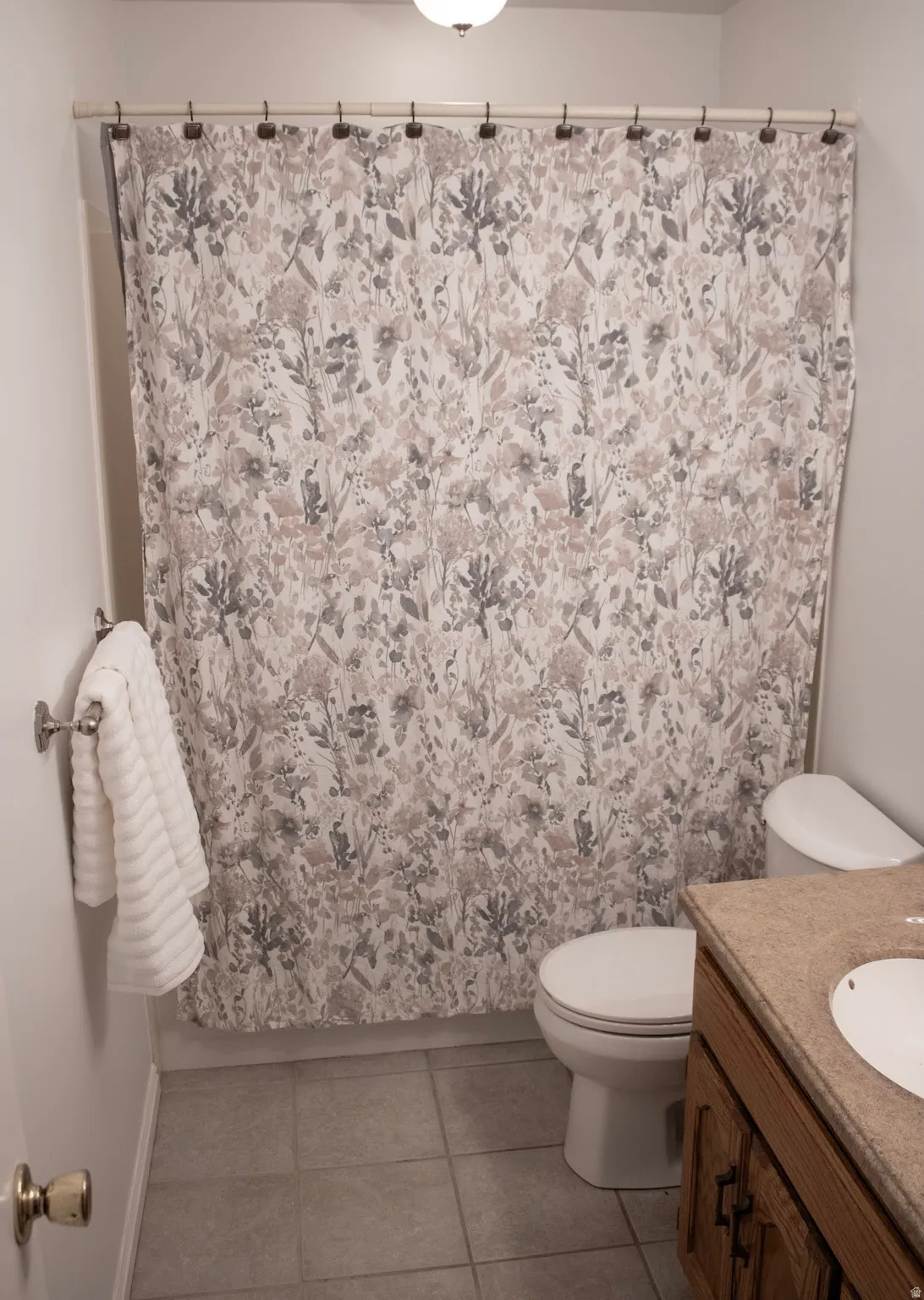 Hallway bathroom