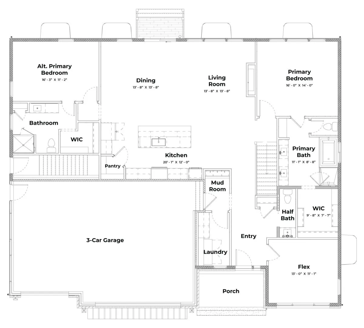 View of home floor plan