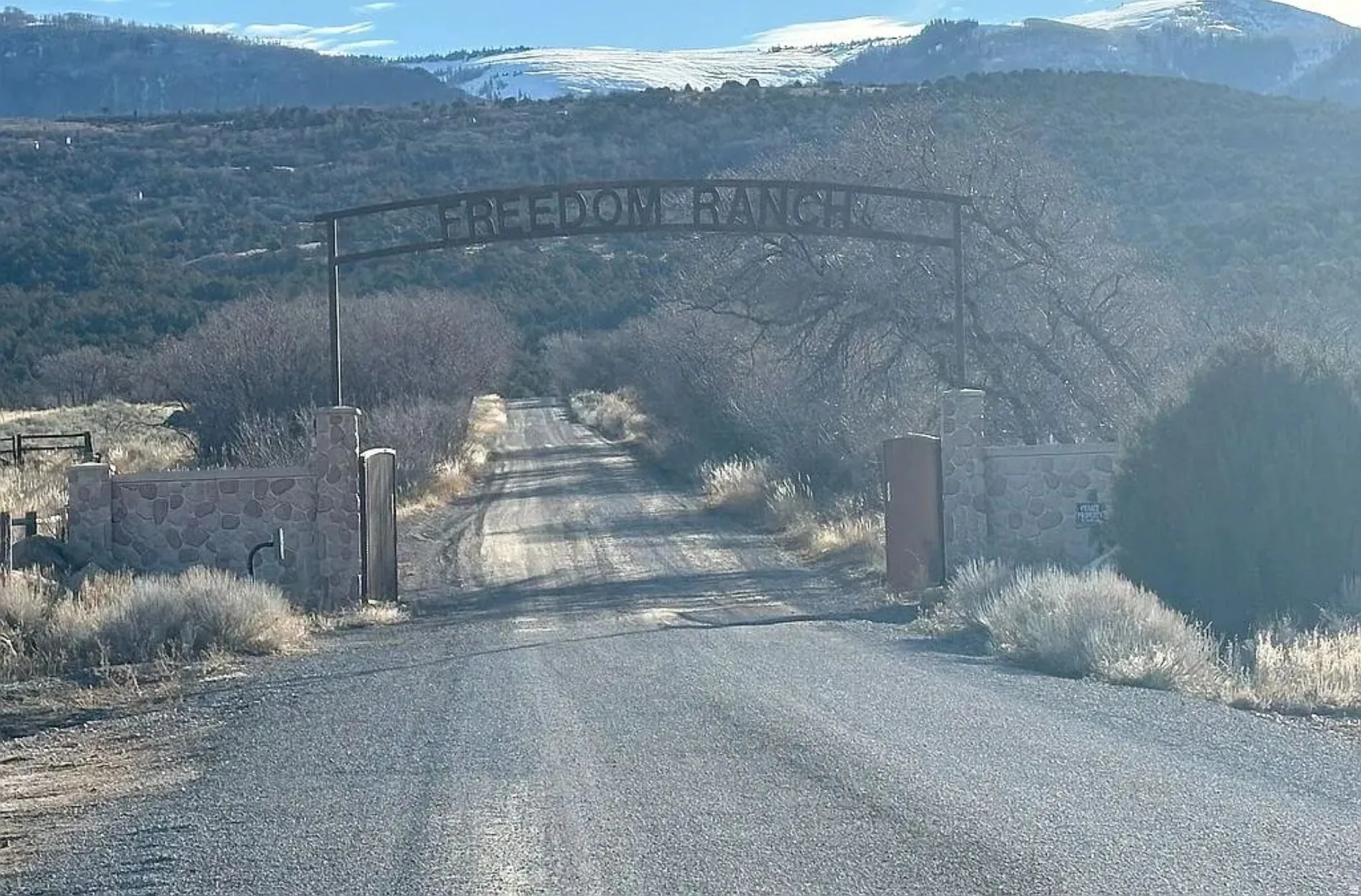 View of asphalt road featuring a mountain view