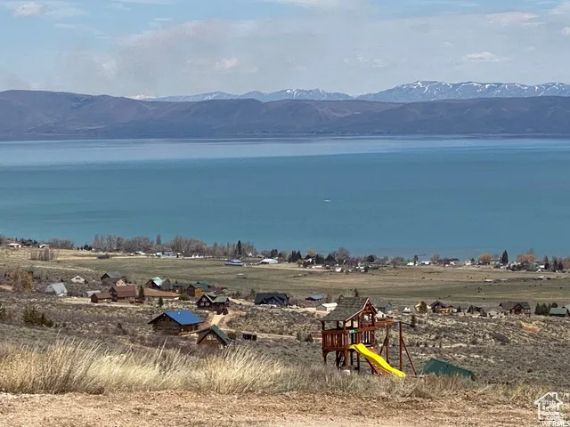 Water view with mountains