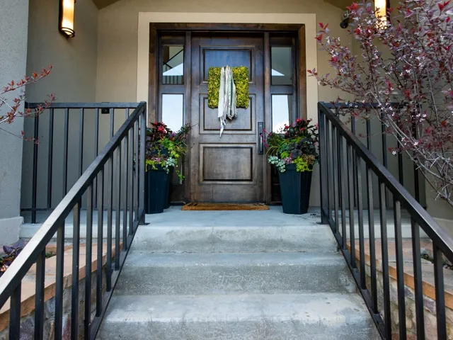 Doorway to property