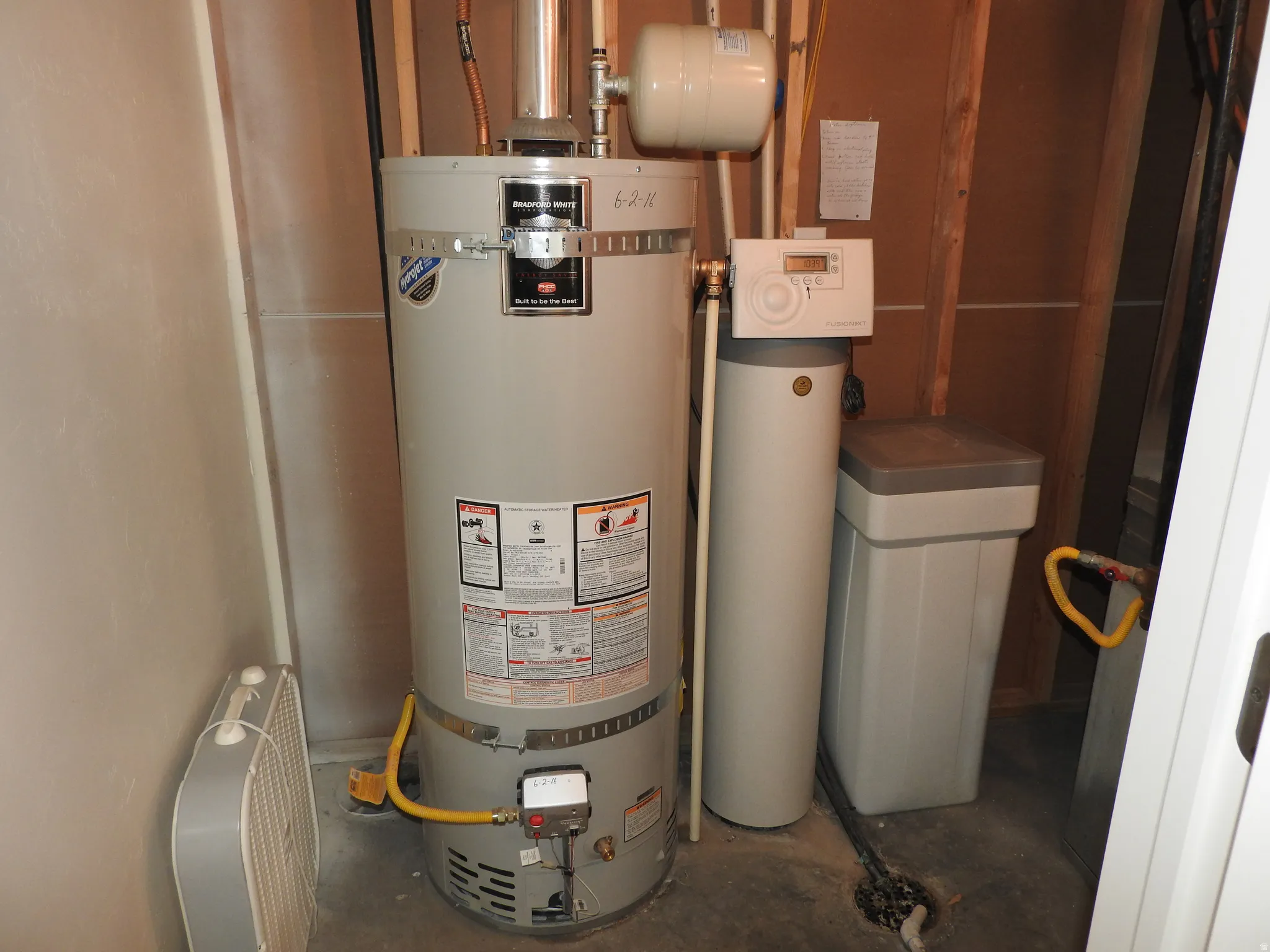 Utilities featuring water heater