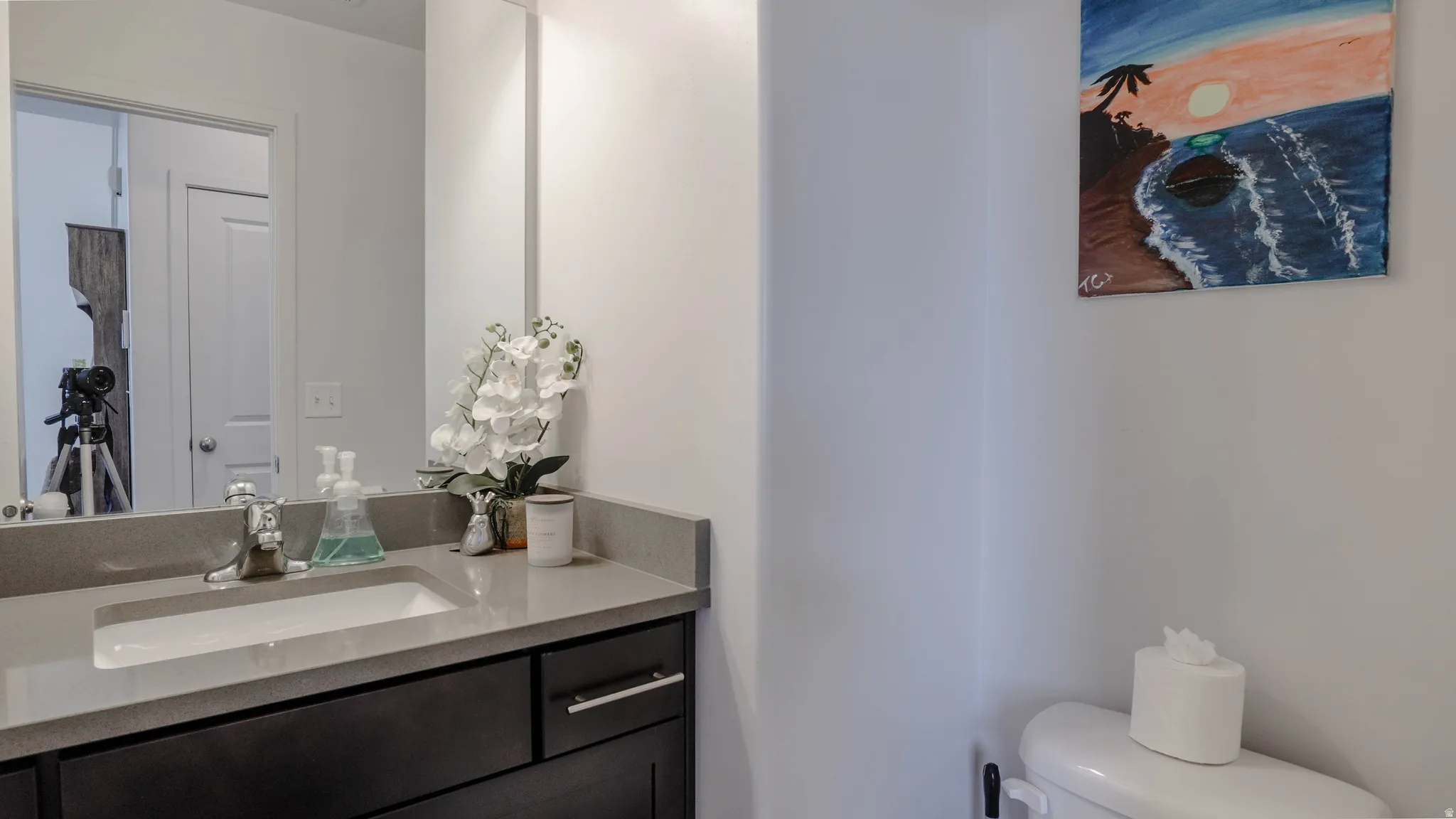 Main floor powder room