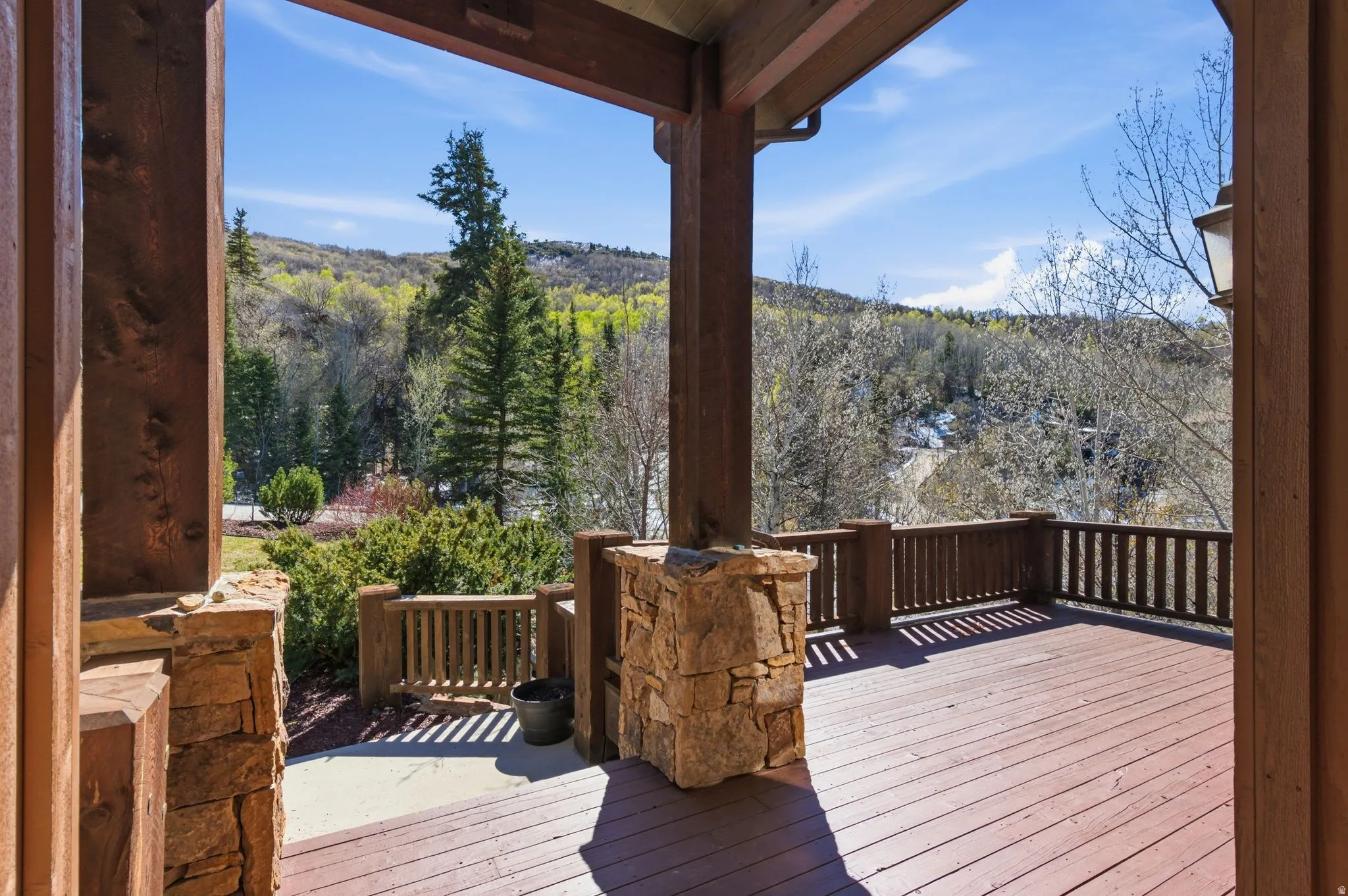 View of deck
