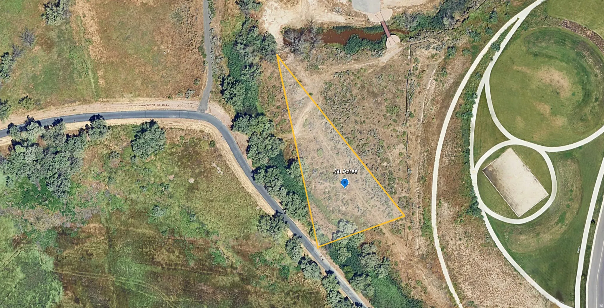 Map / location featuring property boundaries highlighted