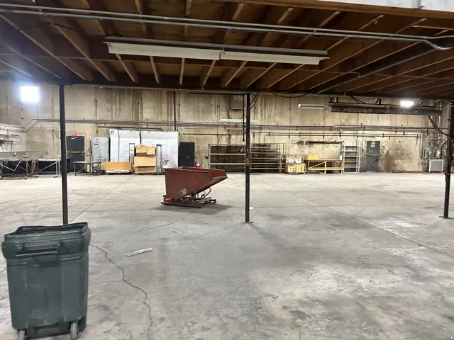 Basement featuring a garage