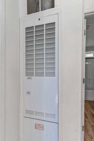 Furnace in hallway