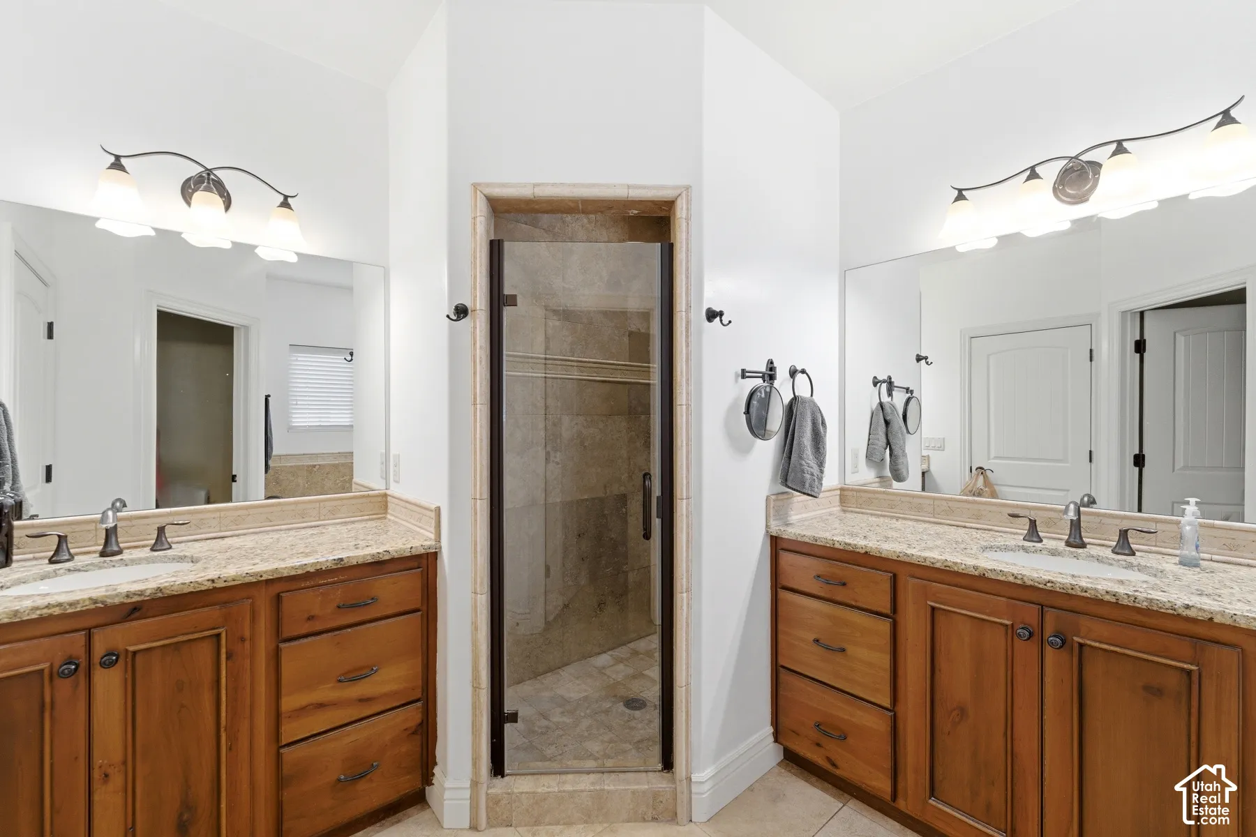 Primary Bathroom, two vanities,