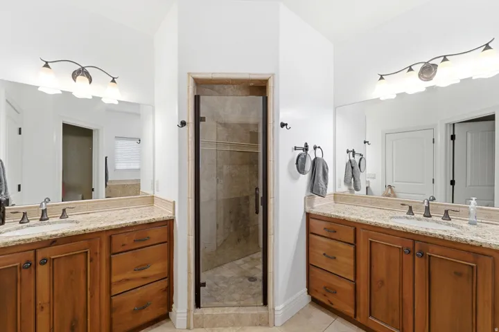 Primary Bathroom, two vanities,