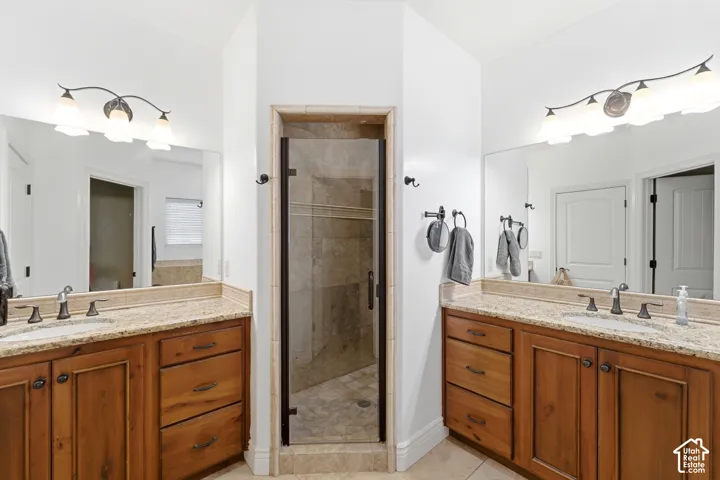 Primary Bathroom, two vanities,