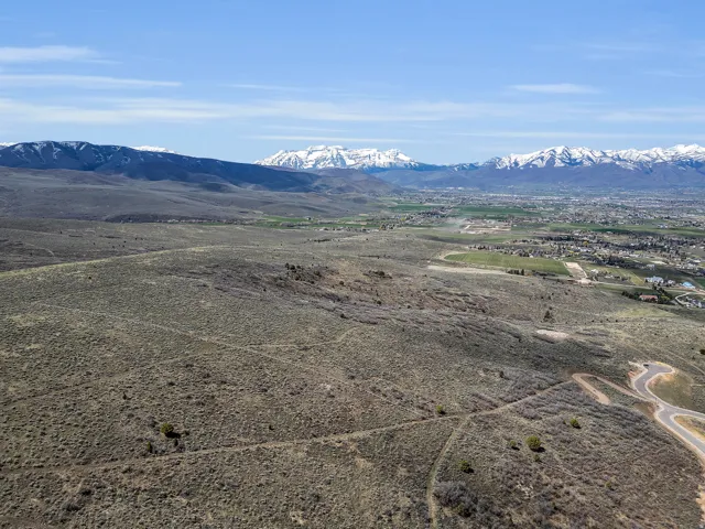 Mountain view with rural landscape