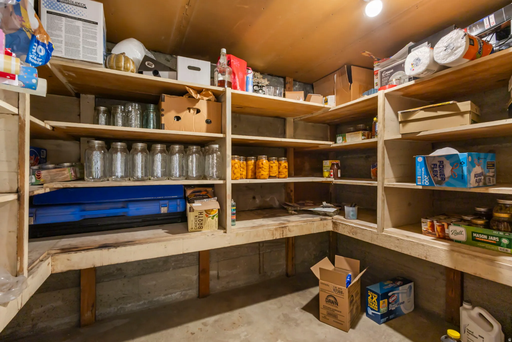 View of storage room