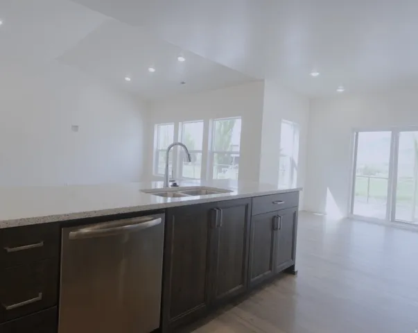 Kitchen to family room