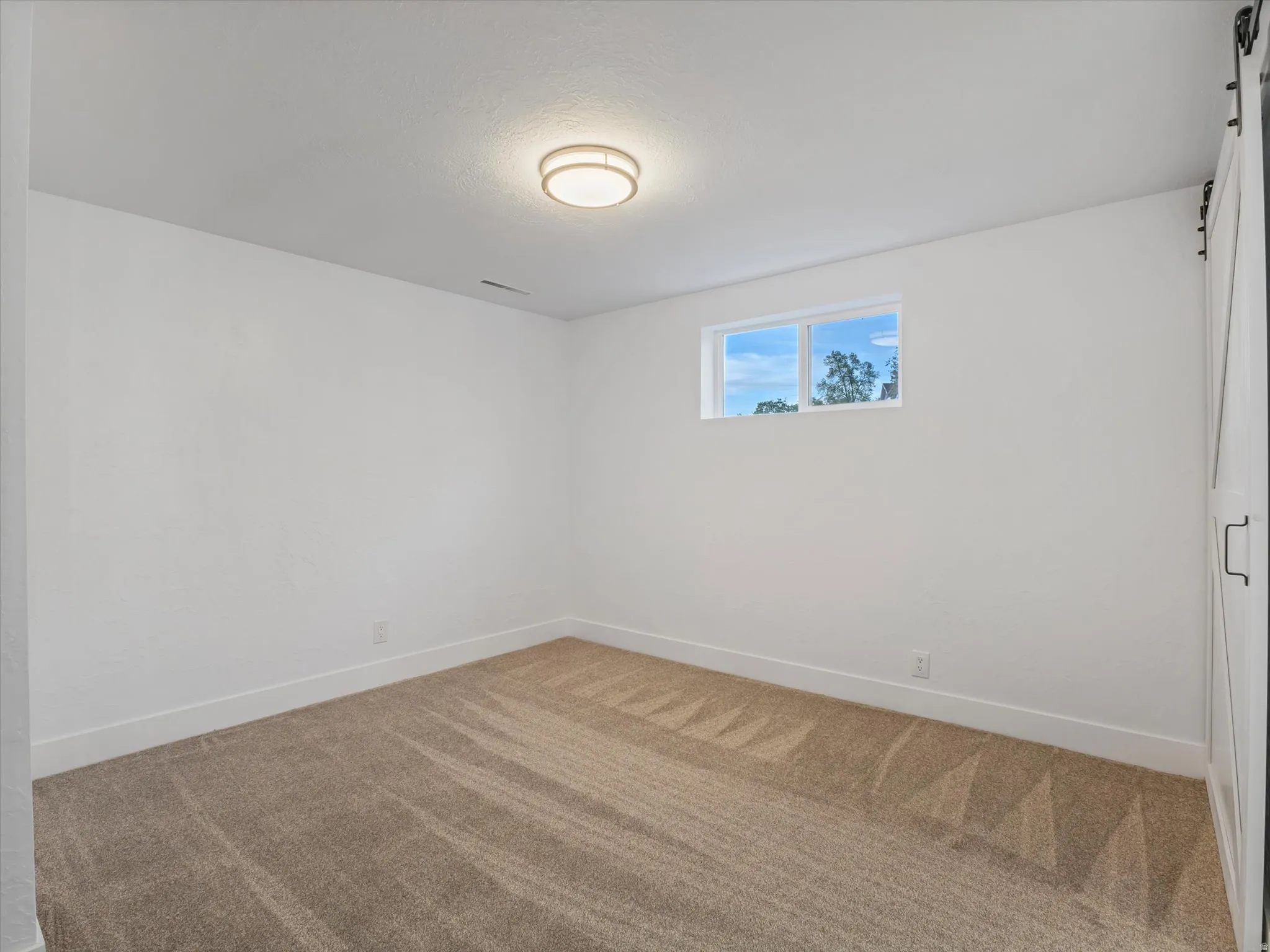 Basement Master with walk in closet