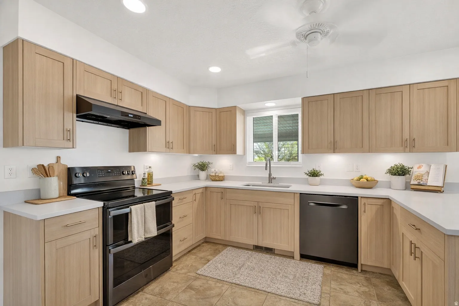 Staged Kitchen