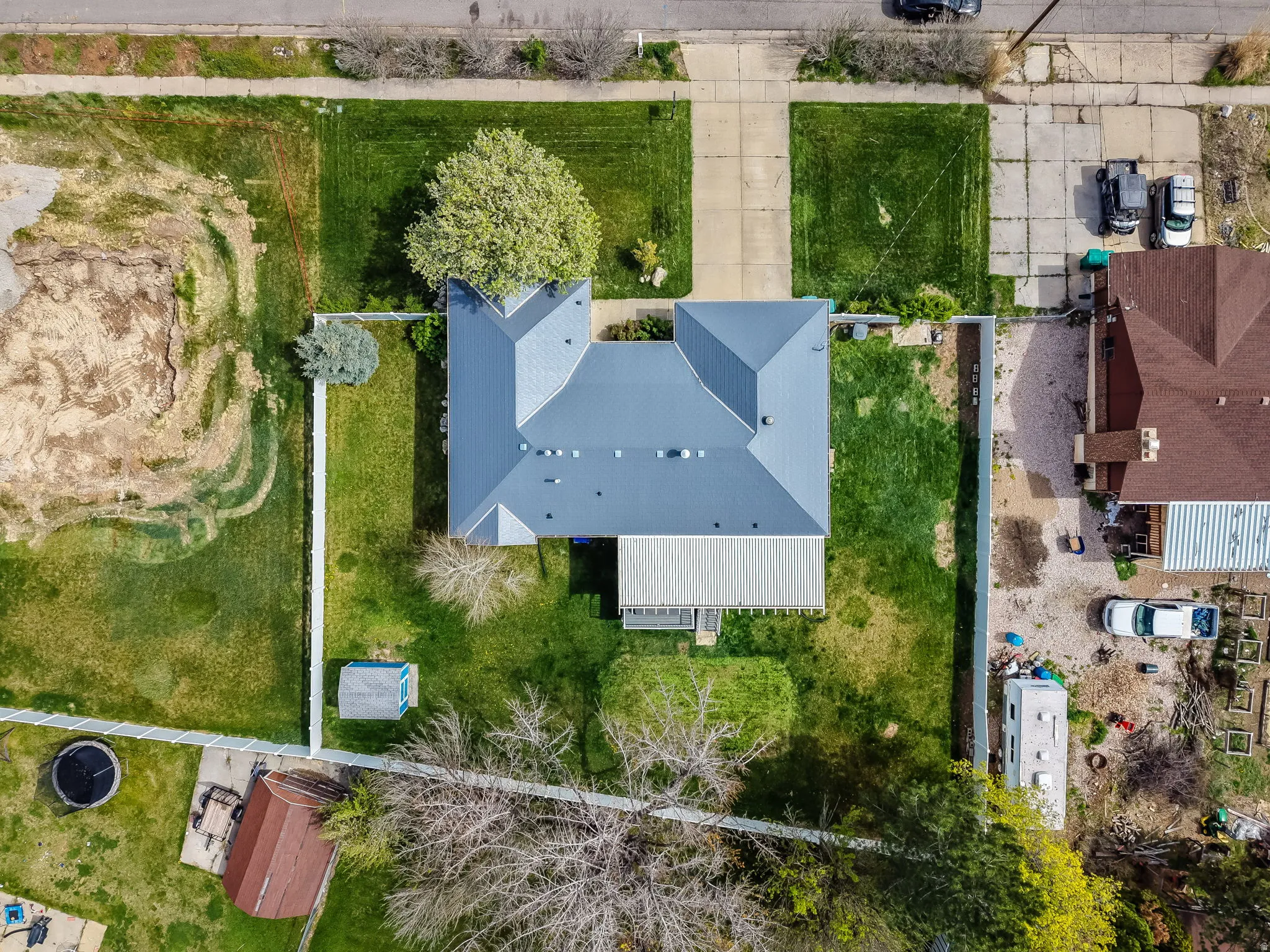 Aerial view of home