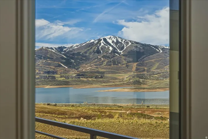Water view with a mountain backdrop
