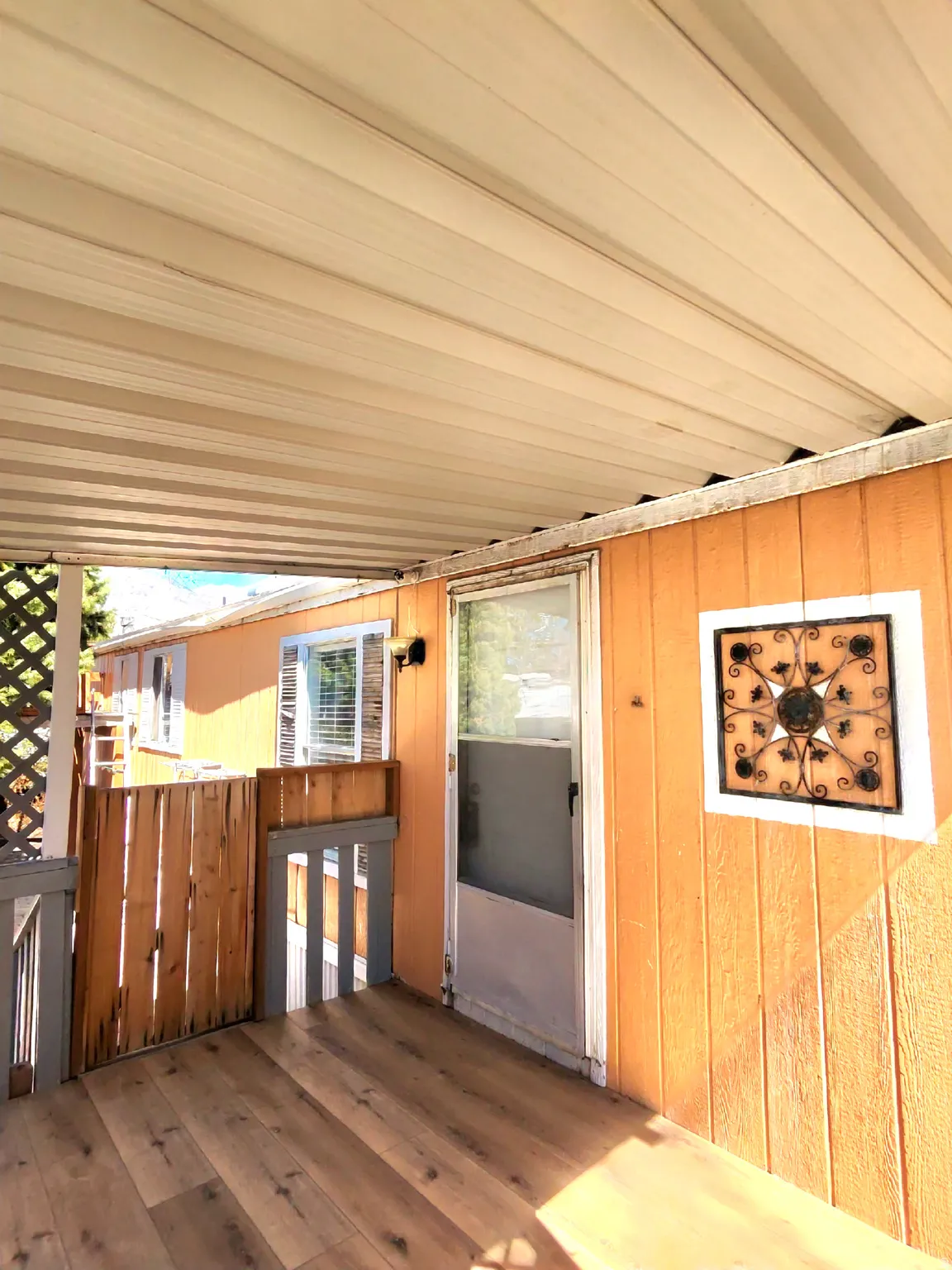 View of deck