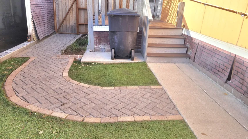 Exterior view of front yard gate