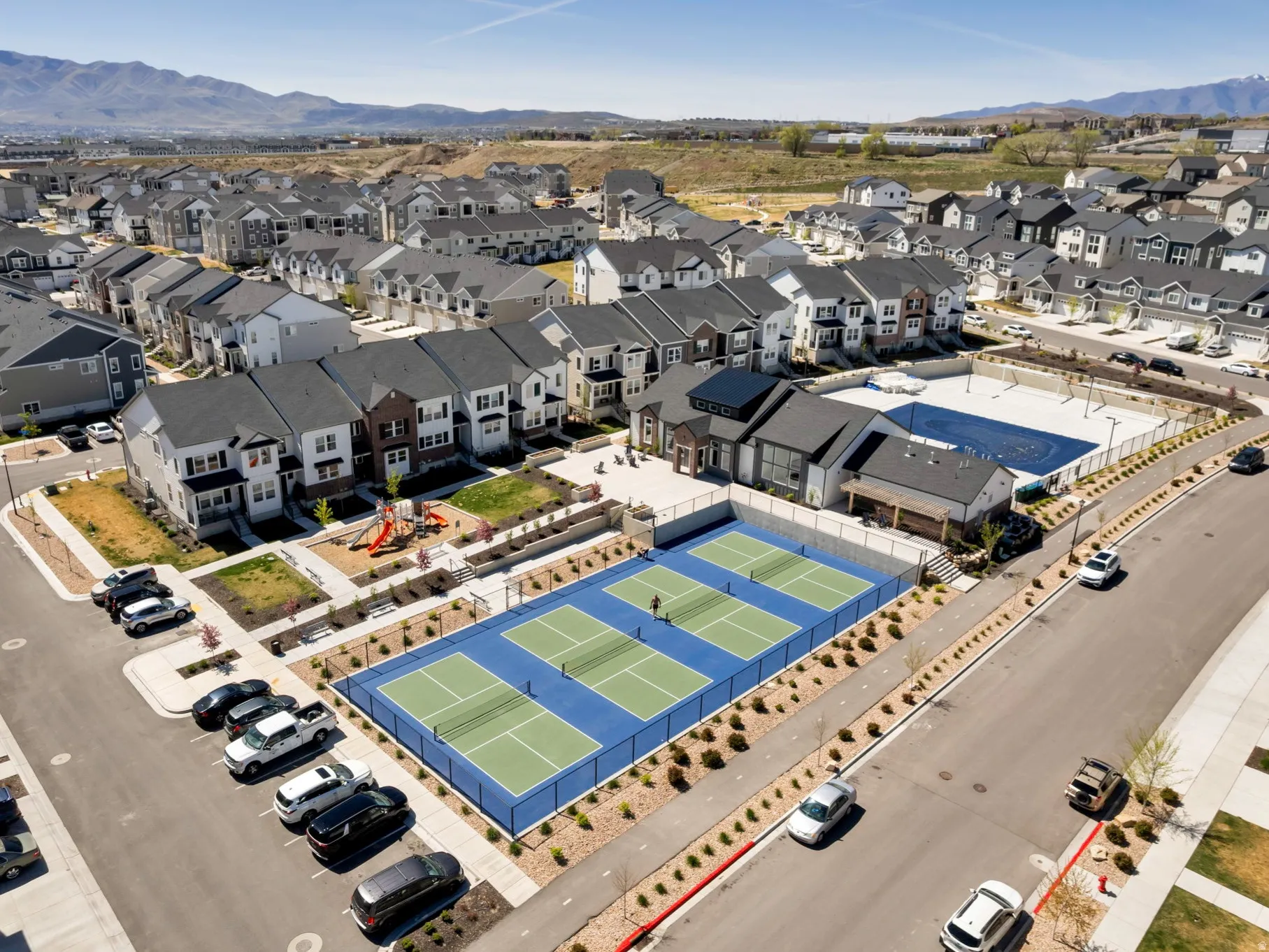 Community Area - two streets to the West. Courts, Playground, Clubhouse & Pool. 3860 W 1400 N (Canyon Falls Drive).
