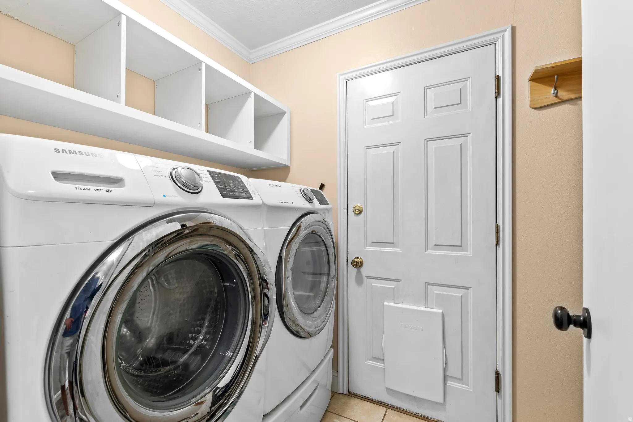 Laundry room with washer and dryer (included!)