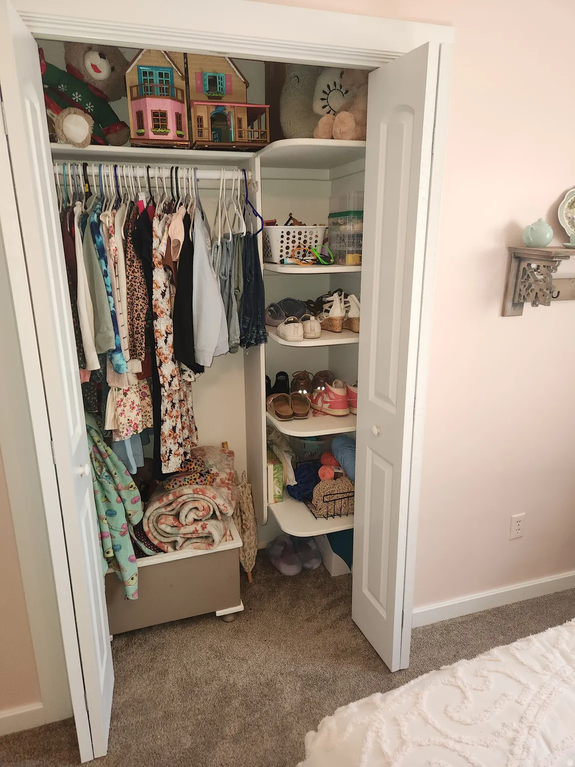 View of closet