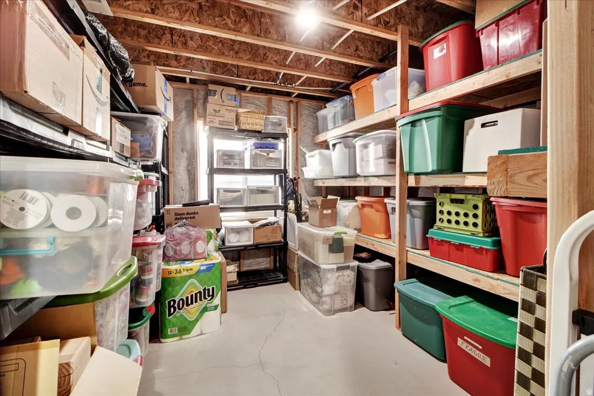 View of storage room