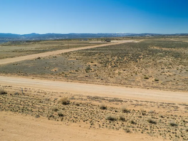 View of mountain background with rural landscape and a desert landscape