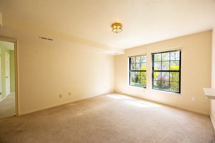Den or hobby space in the basement.