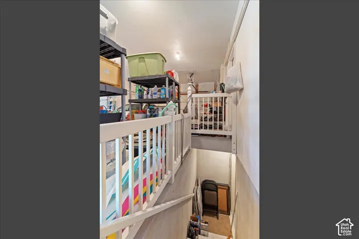Garage entry to basement