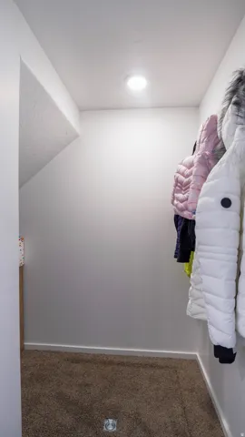 coat closet, entrance to basement