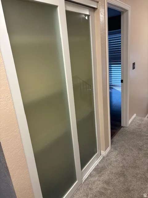 Hallway featuring Linen Closet.
