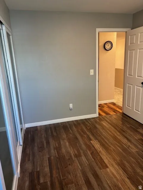 Unfurnished bedroom and a closet.