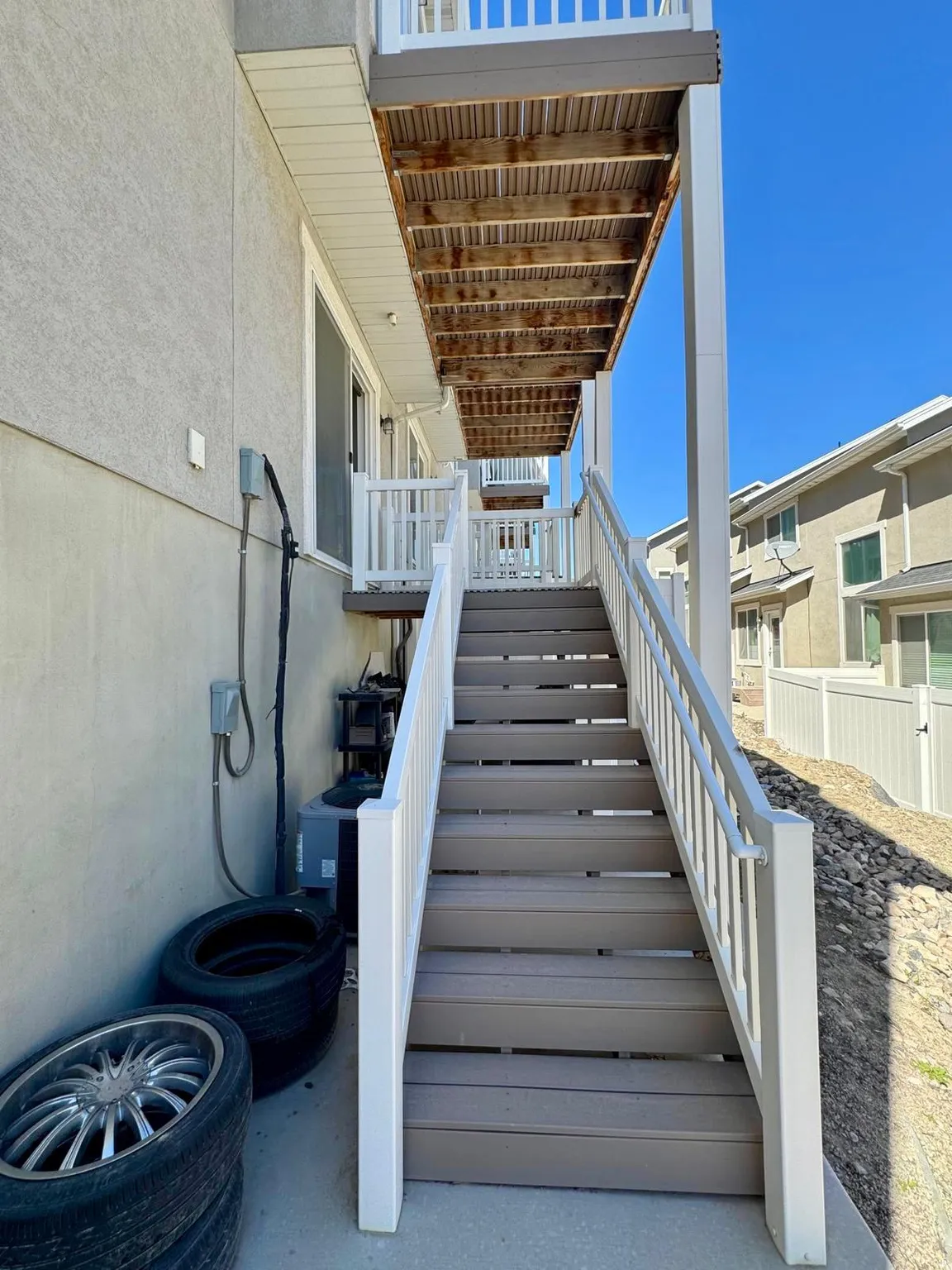 View of stairs
