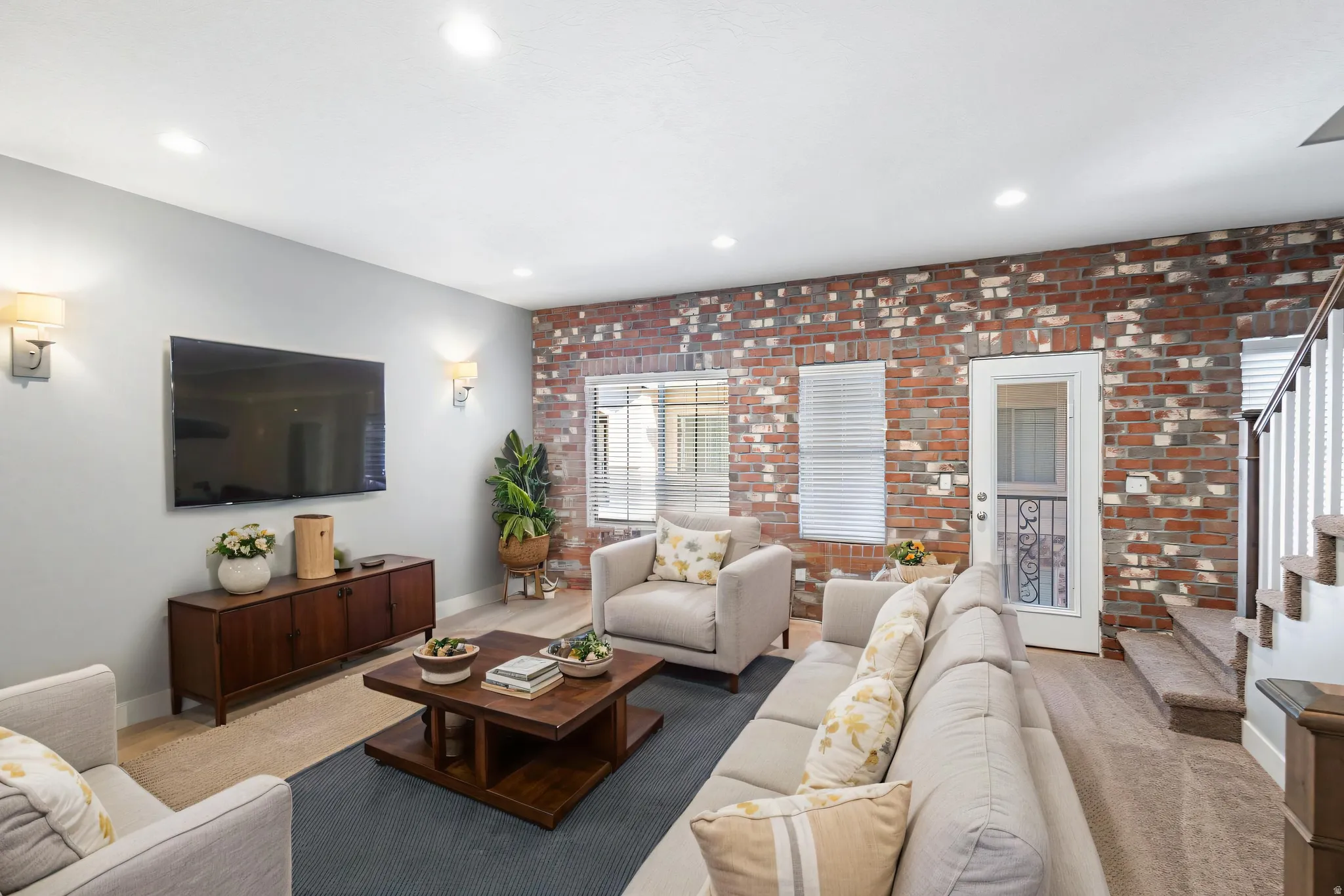 Virtually staged to show potential