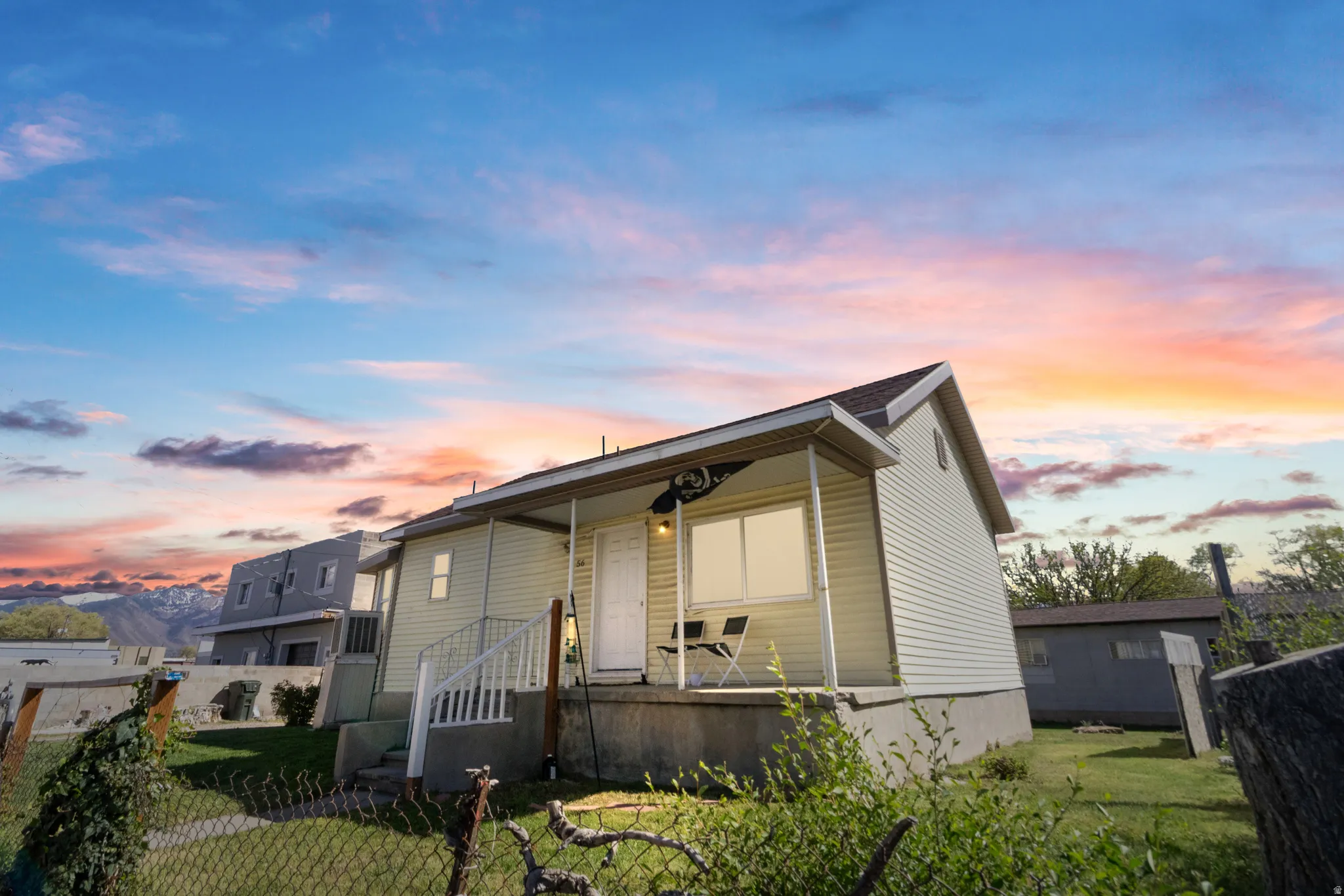 View of bungalow-style home