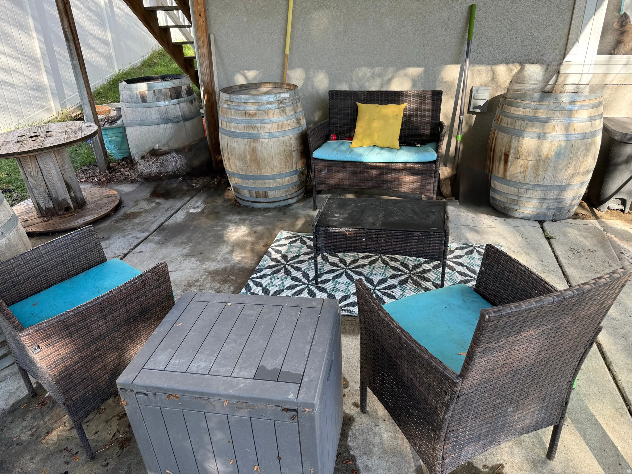View of patio