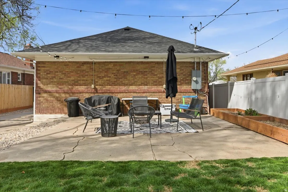 View of patio
