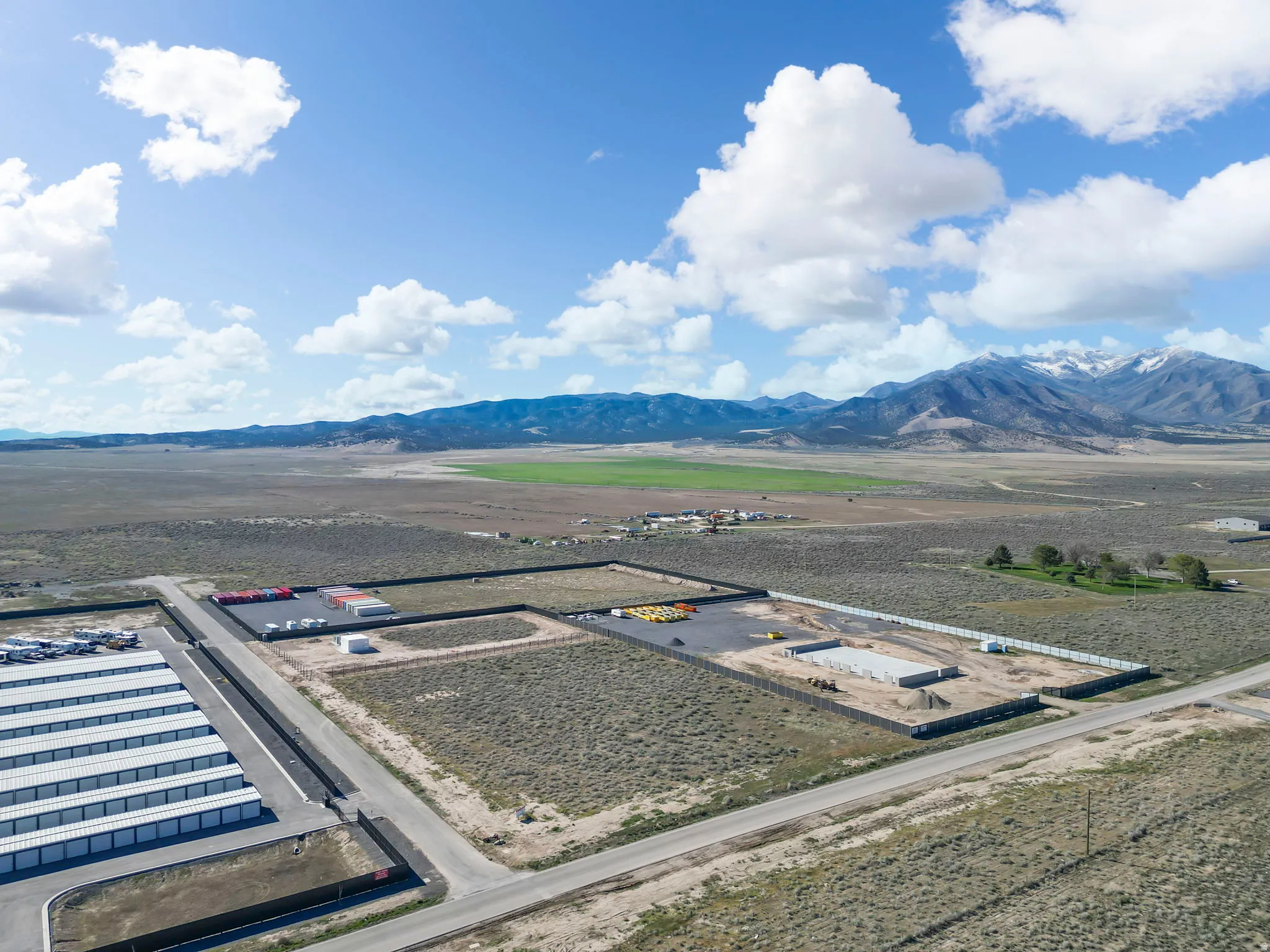 View of rural area with mountains