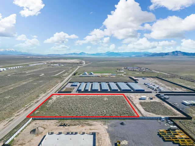2 parcels available. This is a lot boundary showing 2 lots.  View of rural area featuring property boundaries highlighted and a mountain backdrop