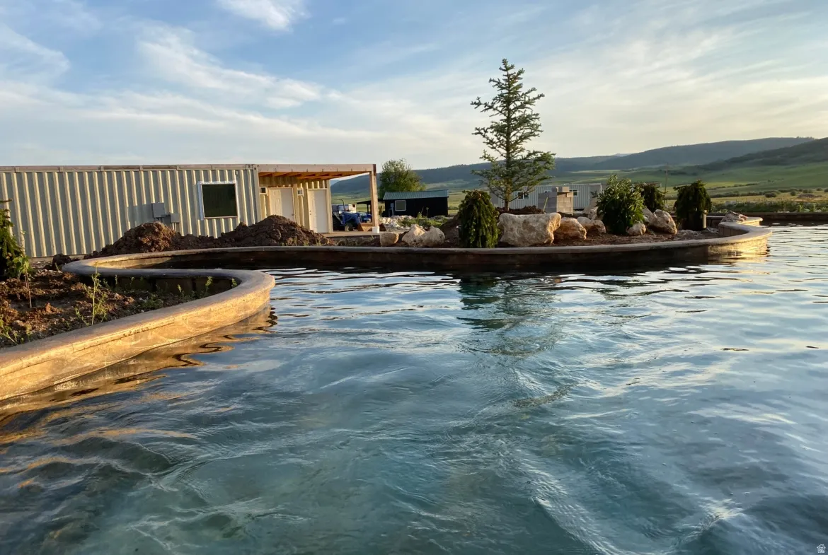 View of pool with a swimming pool