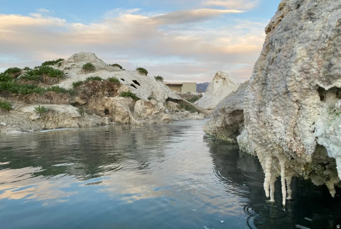 Water view featuring mountains