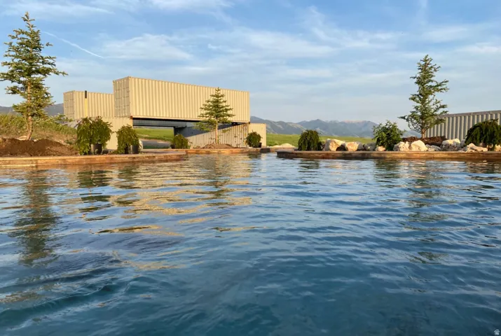 Water view featuring a mountain backdrop